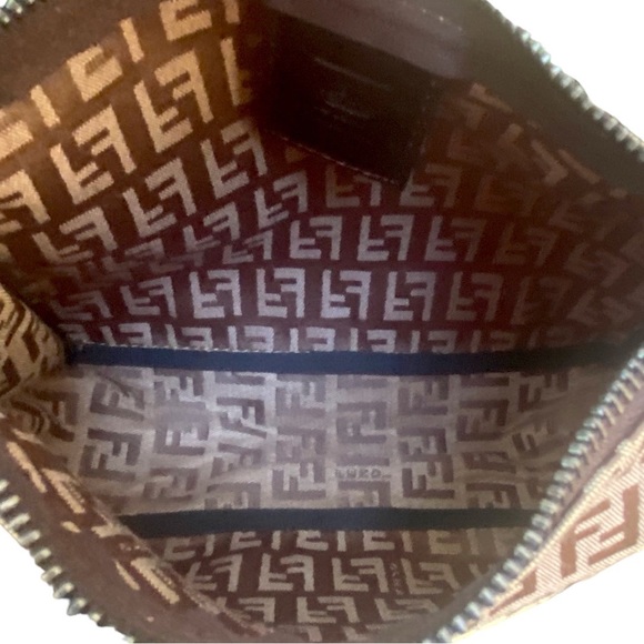 ** SOLD ** Fendi Zucchino Mini Baguette - Picture 7 of 10